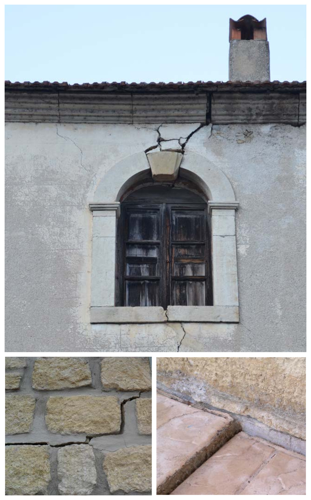 Collage de photos représentant différents types de désordres