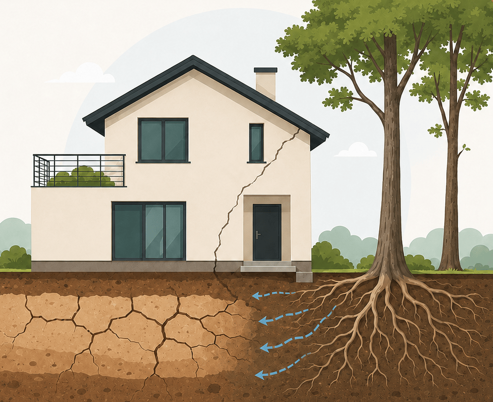 Suzione per la presenza di alberi