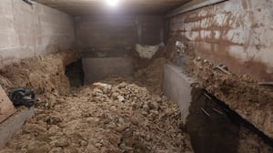 Souterrain dun bâtiment en chantier