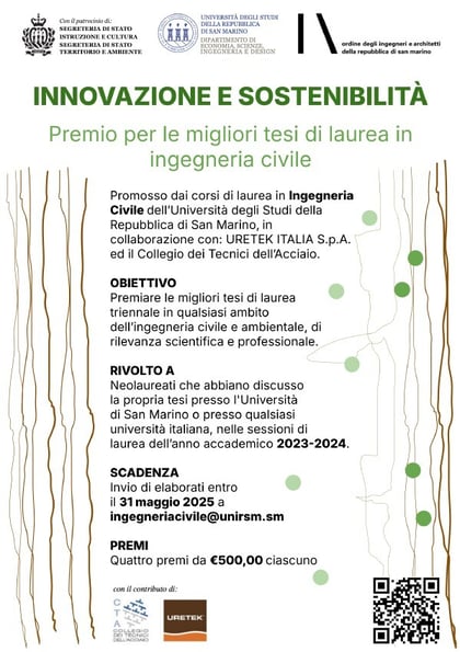 premio migliore tesi laurea uretek 2025