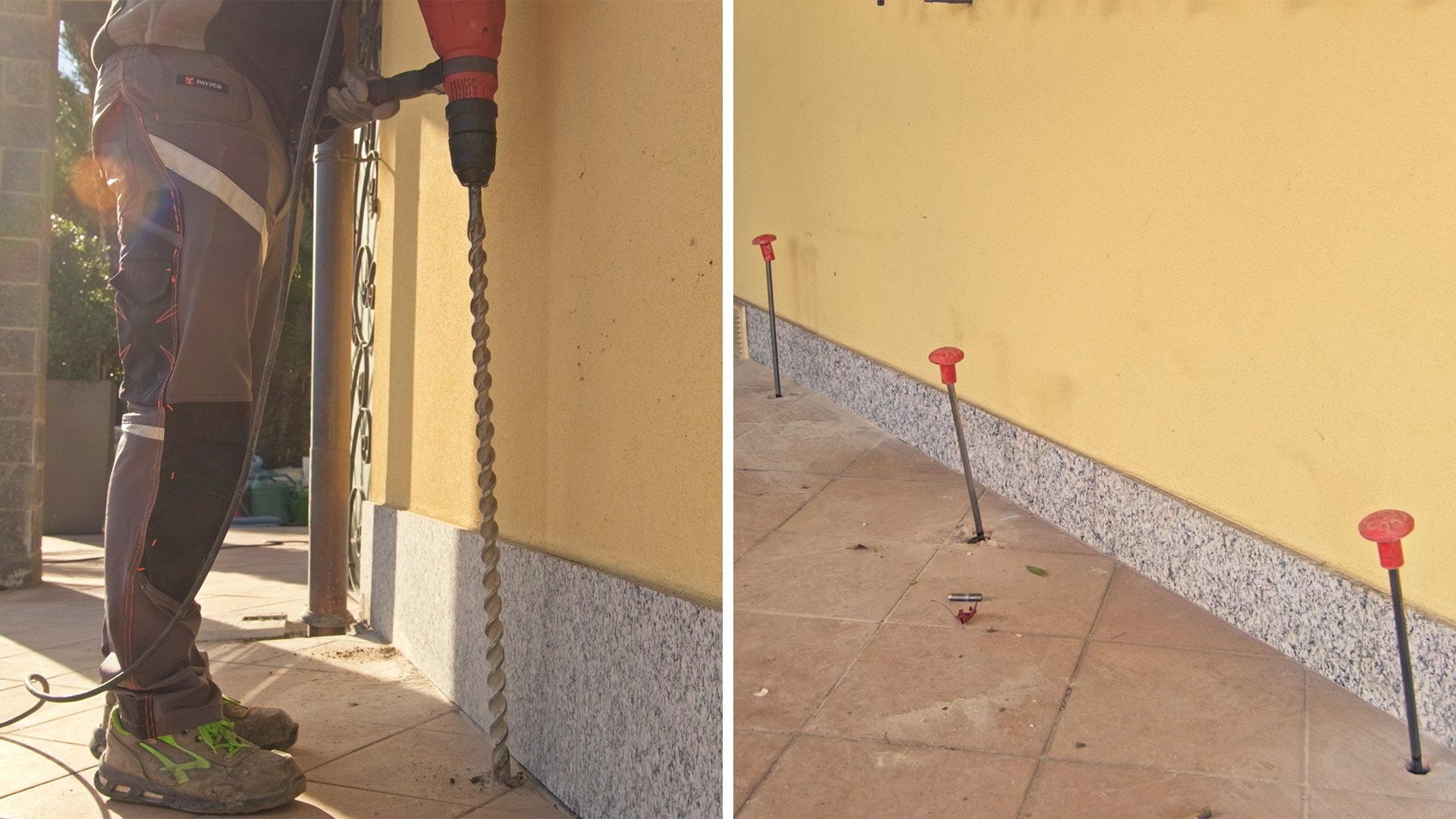 perforazioni e inserimento cannule
