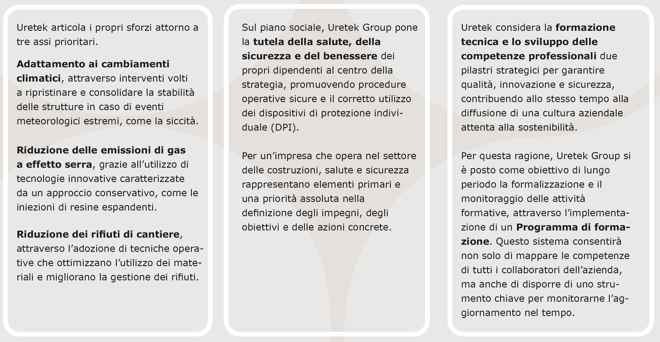 bilancio sostenibilità 3 assi prioritari
