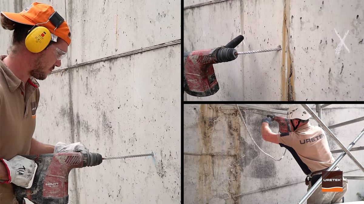 waterproofing-barrier-between-the-structure-and-the-ground-behind-it eliminates-the presence-of-water