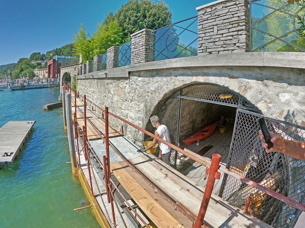 ancoraggio muri manufatti controterra