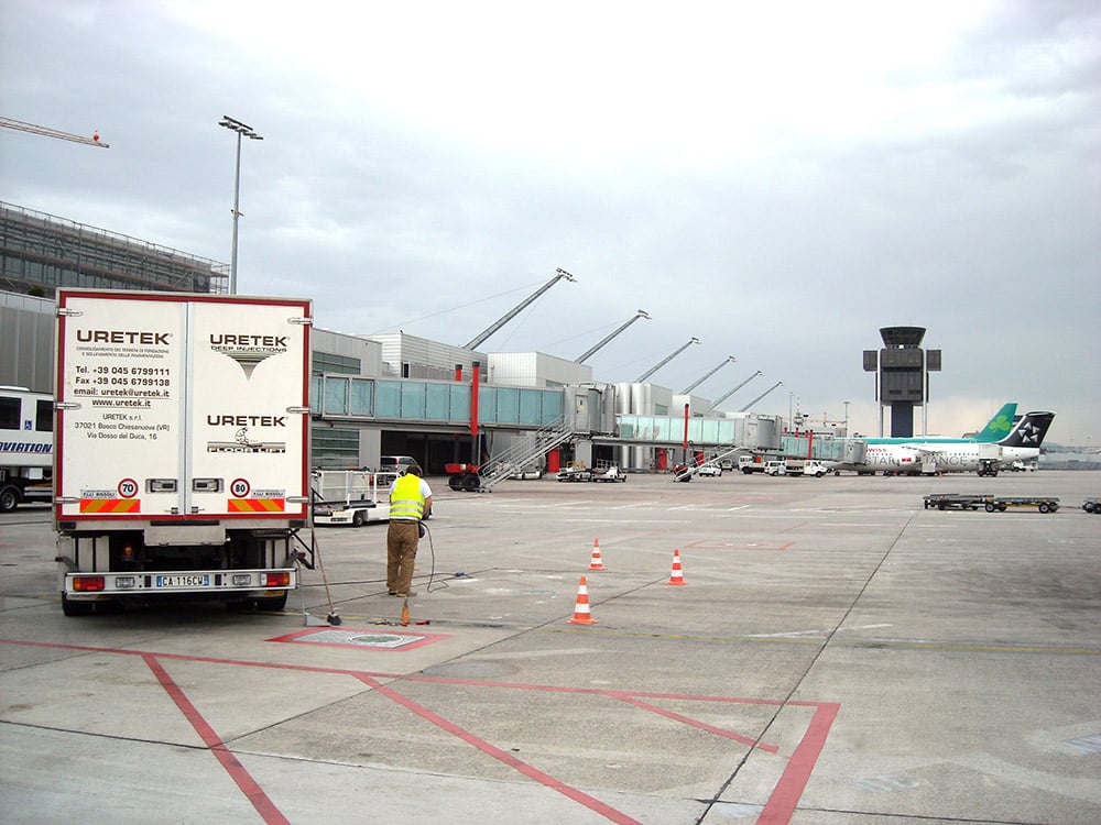 sollevamento pavimentazione aeroporto
