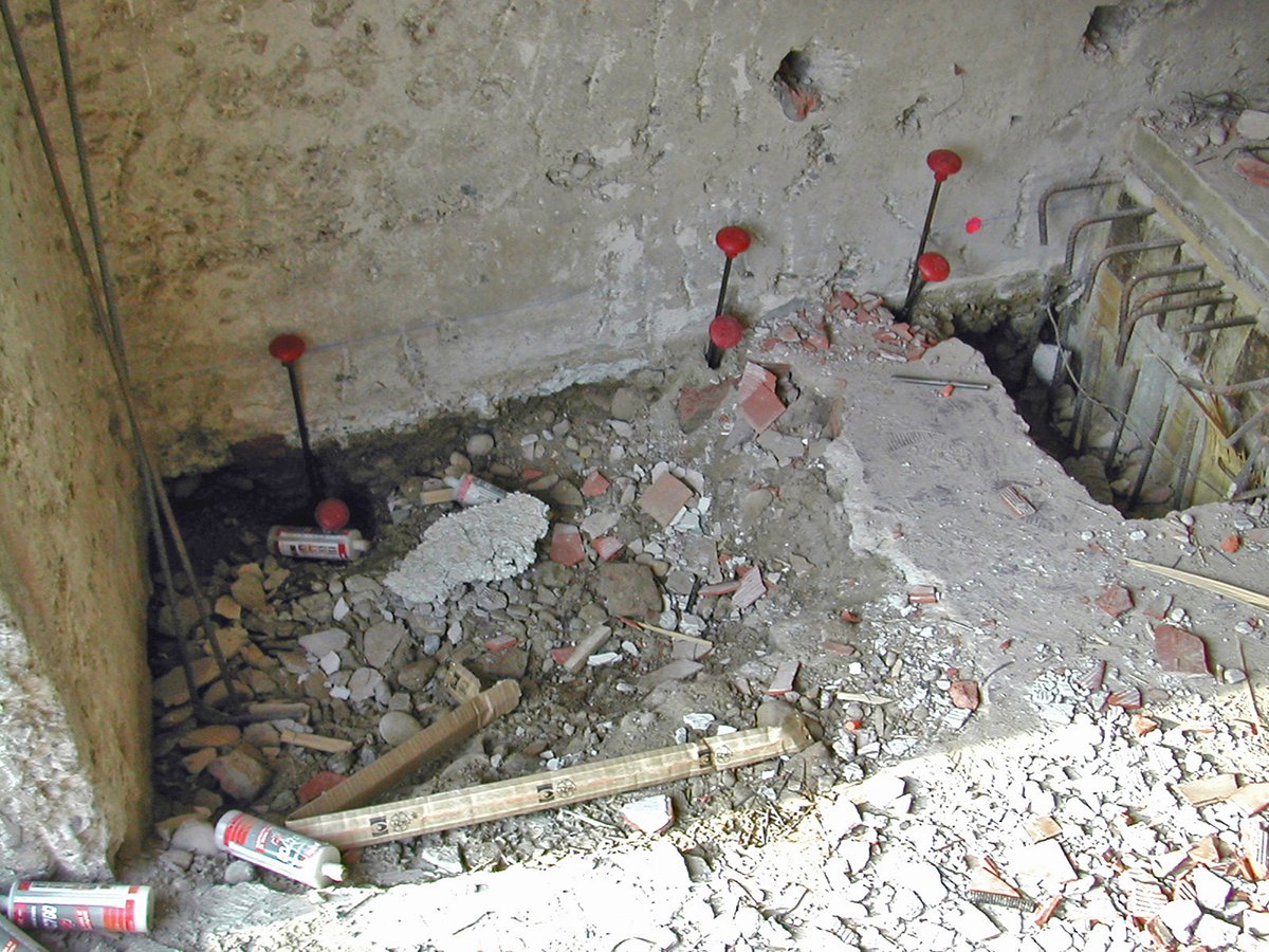 iniezioni resine espandenti per sopraelevare edificio