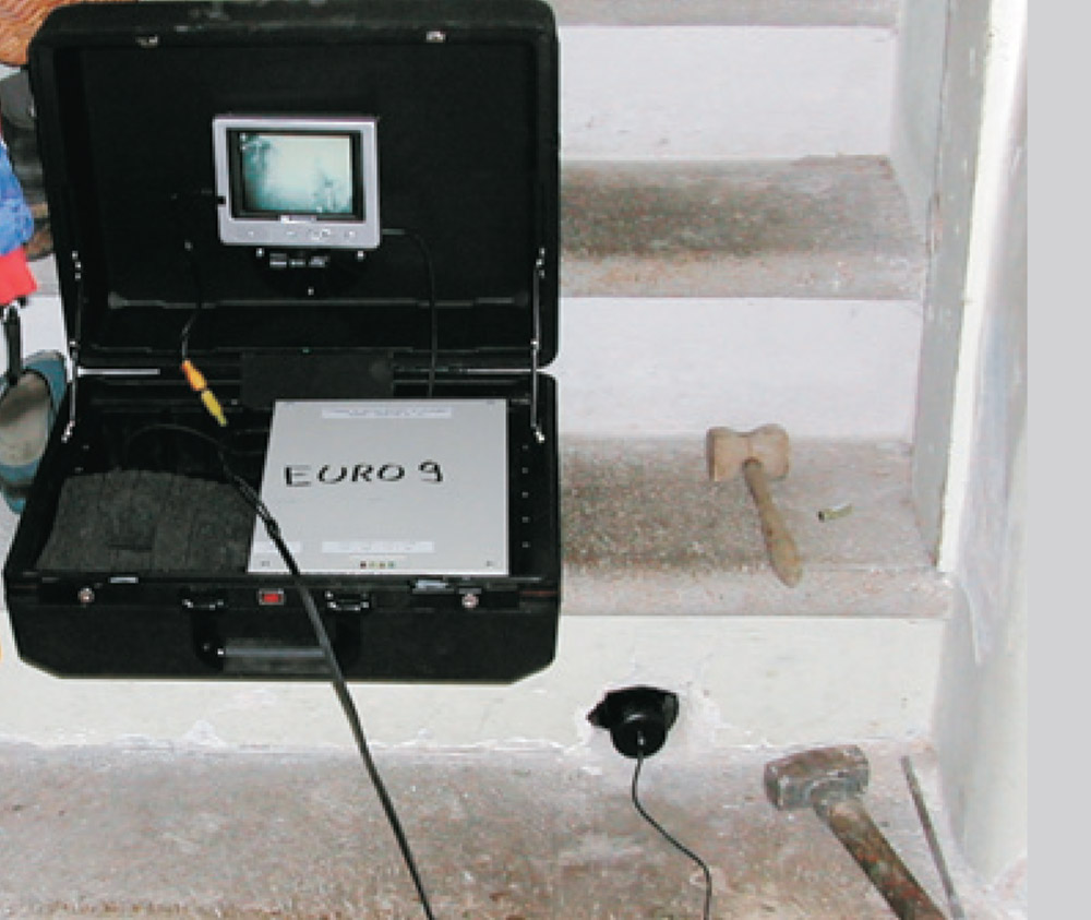 test per consolidamento terreno di fondazione con iniezioni di resina espandente
