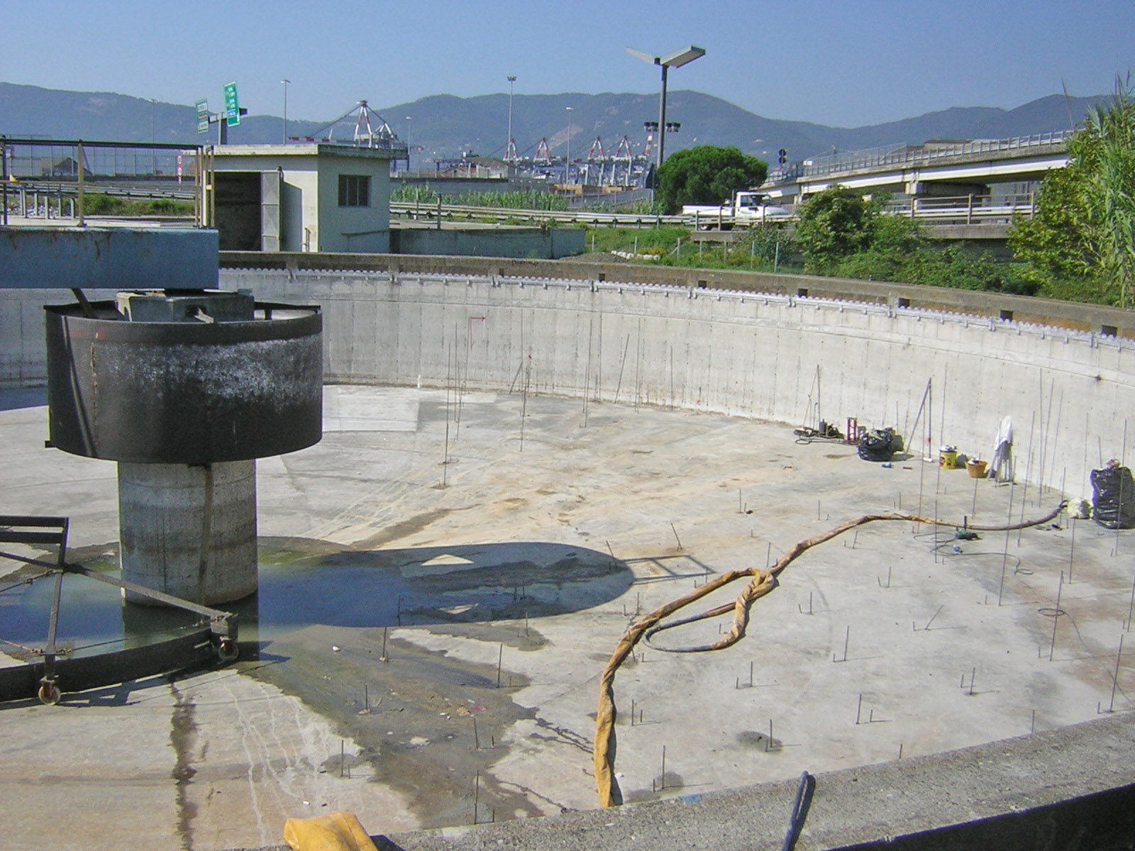 consolidamento terreno di fondazione impianto di depurazione