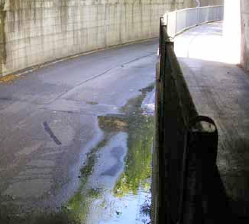 infiltrazioni acqua sottopasso ferroviario