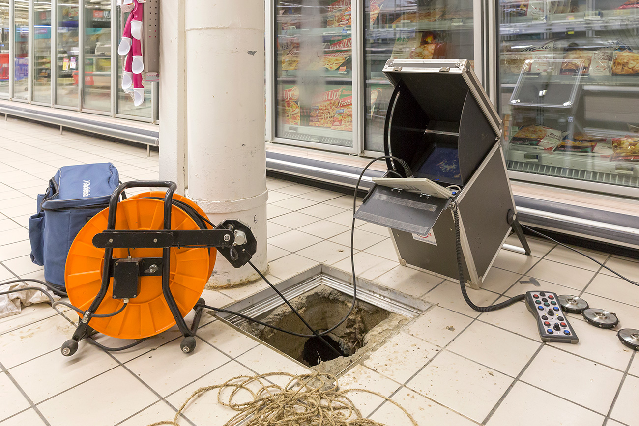 intervento stabilizzazione pavimenti centro commerciale