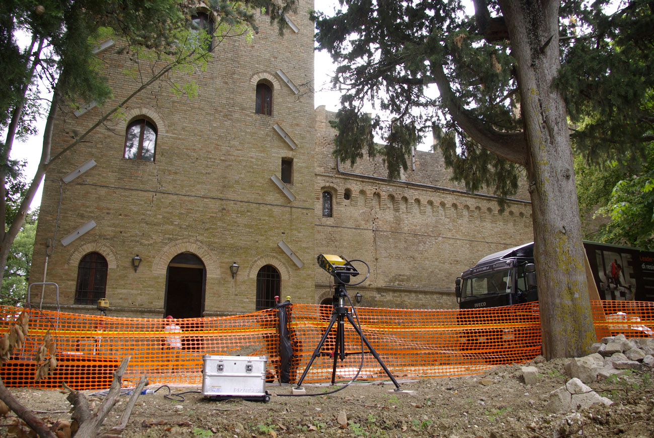 monitoraggio radar consolidamento fondazioni castello