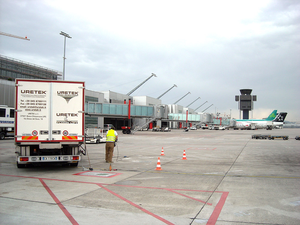 sollevamento pavimentazione aeroporto