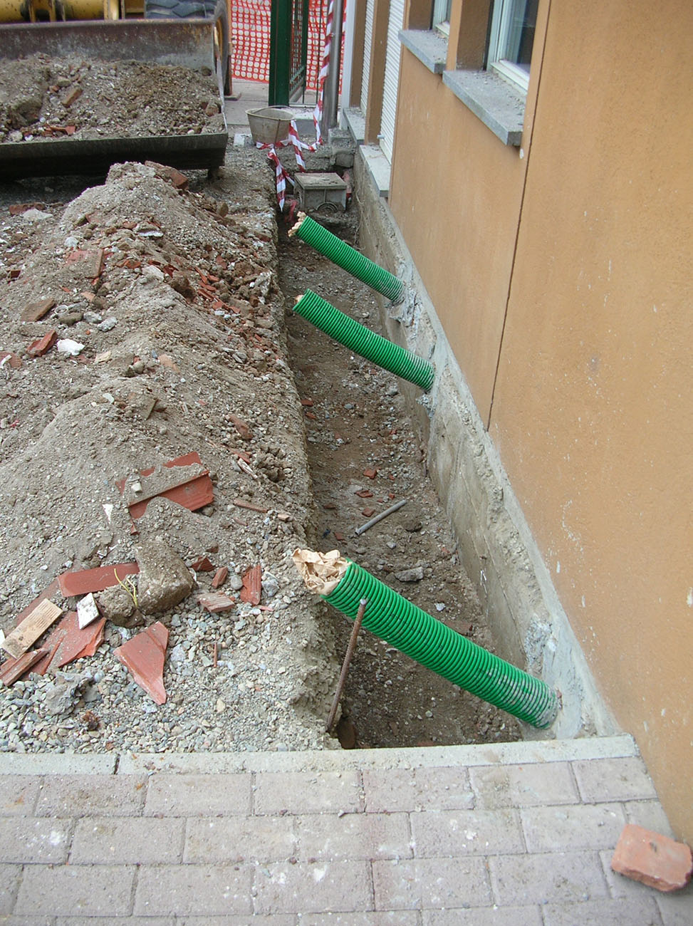 intervento riempimento cavita sotterranee scuola