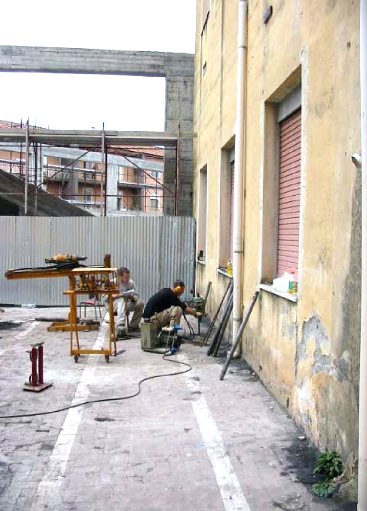 crepe nei muri lesioni pareti scuola