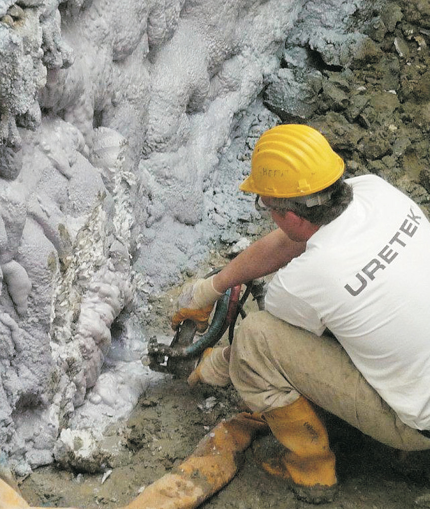 contenere infiltrazioni acqua con iniezioni resine espandenti