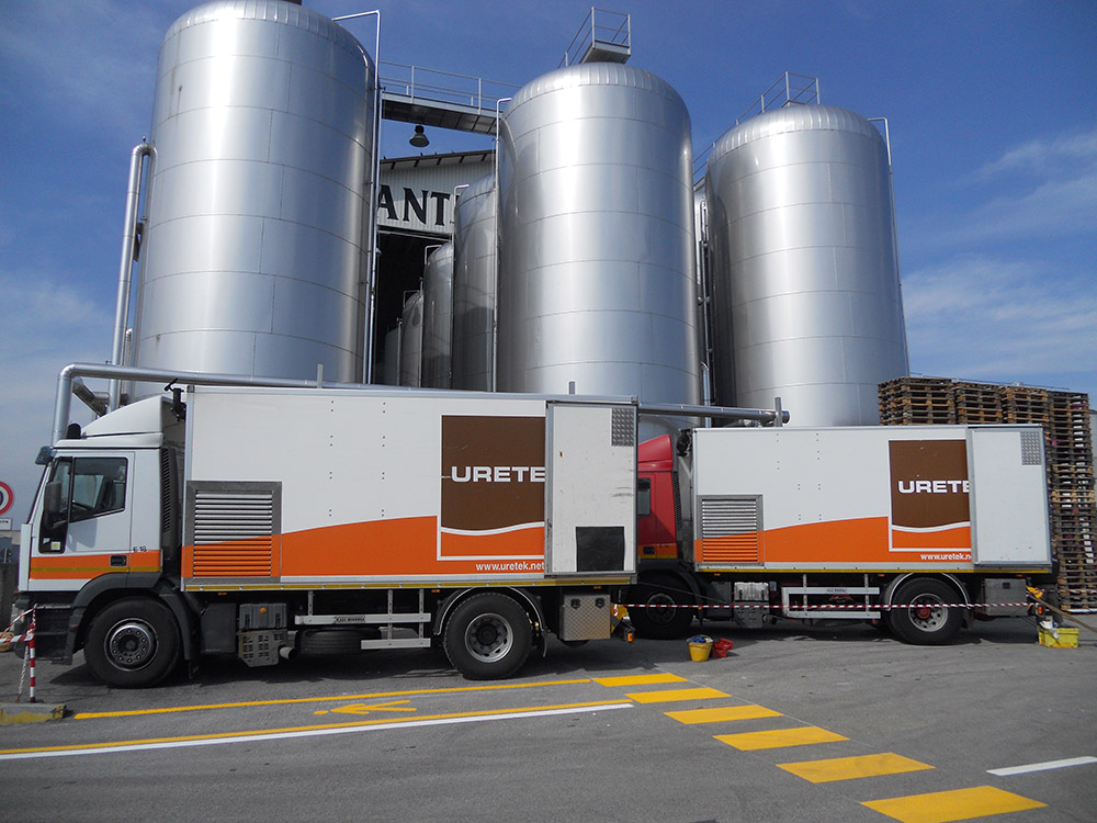 consolidamento terreno di fondazione sotto autoclavi azienda vinicola