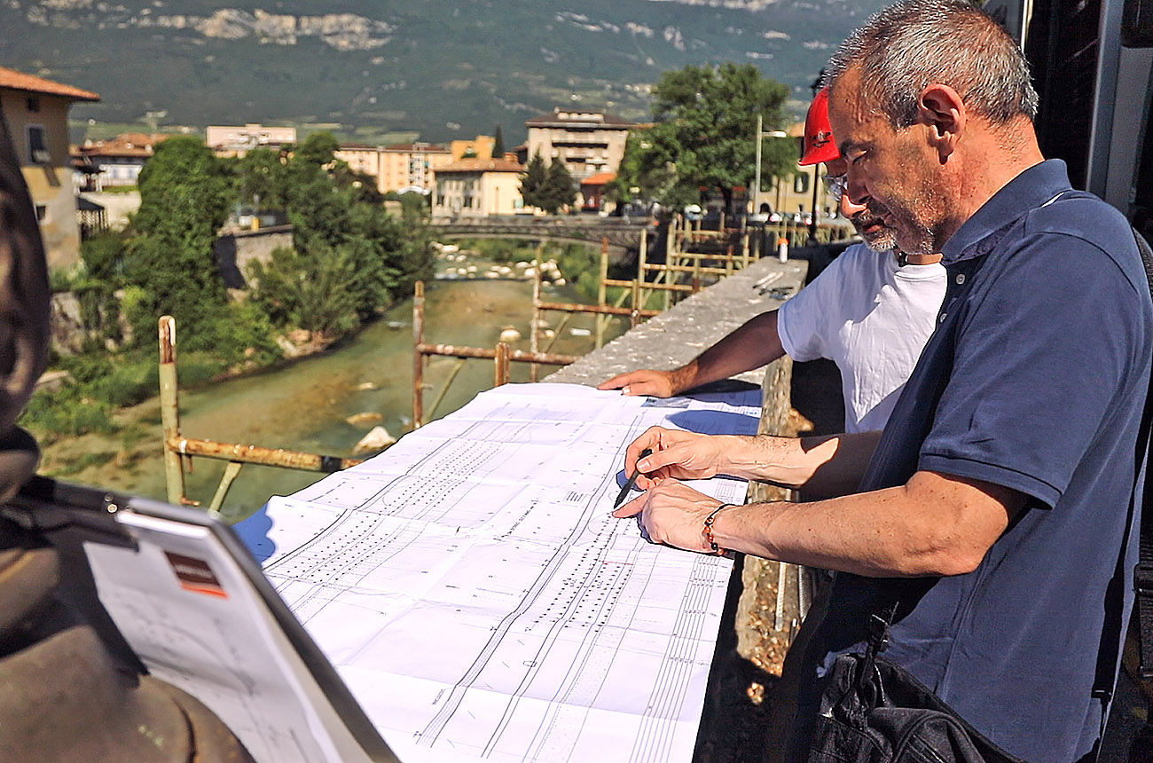 progetto stabilizzazione parete controterra di un argine
