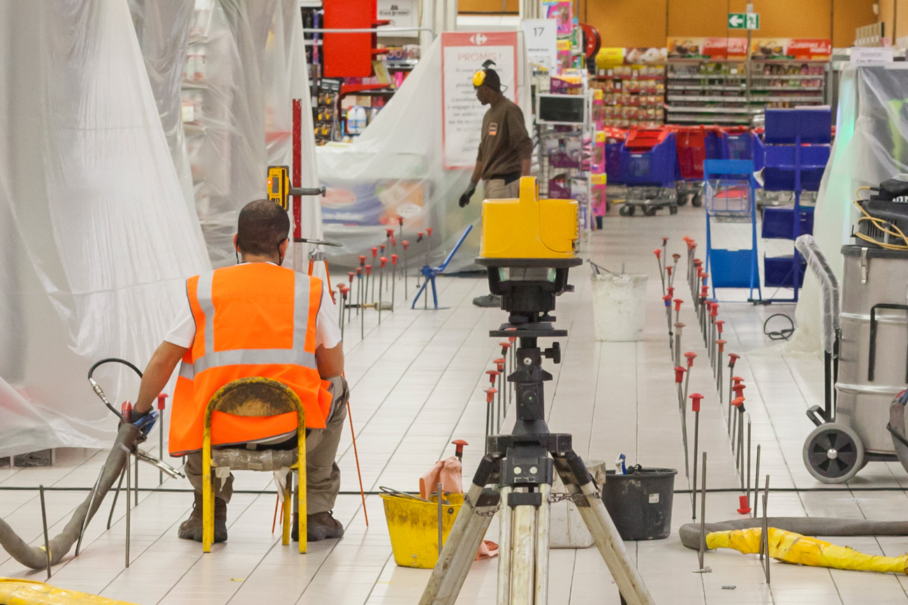 monitoraggio laser iniezioni resine consolidamento pavimenti