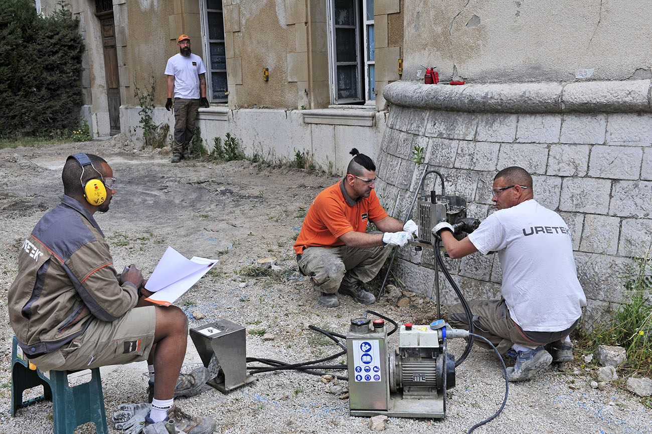 prove penetrometriche per intervento consolidamento terreno di fondazione