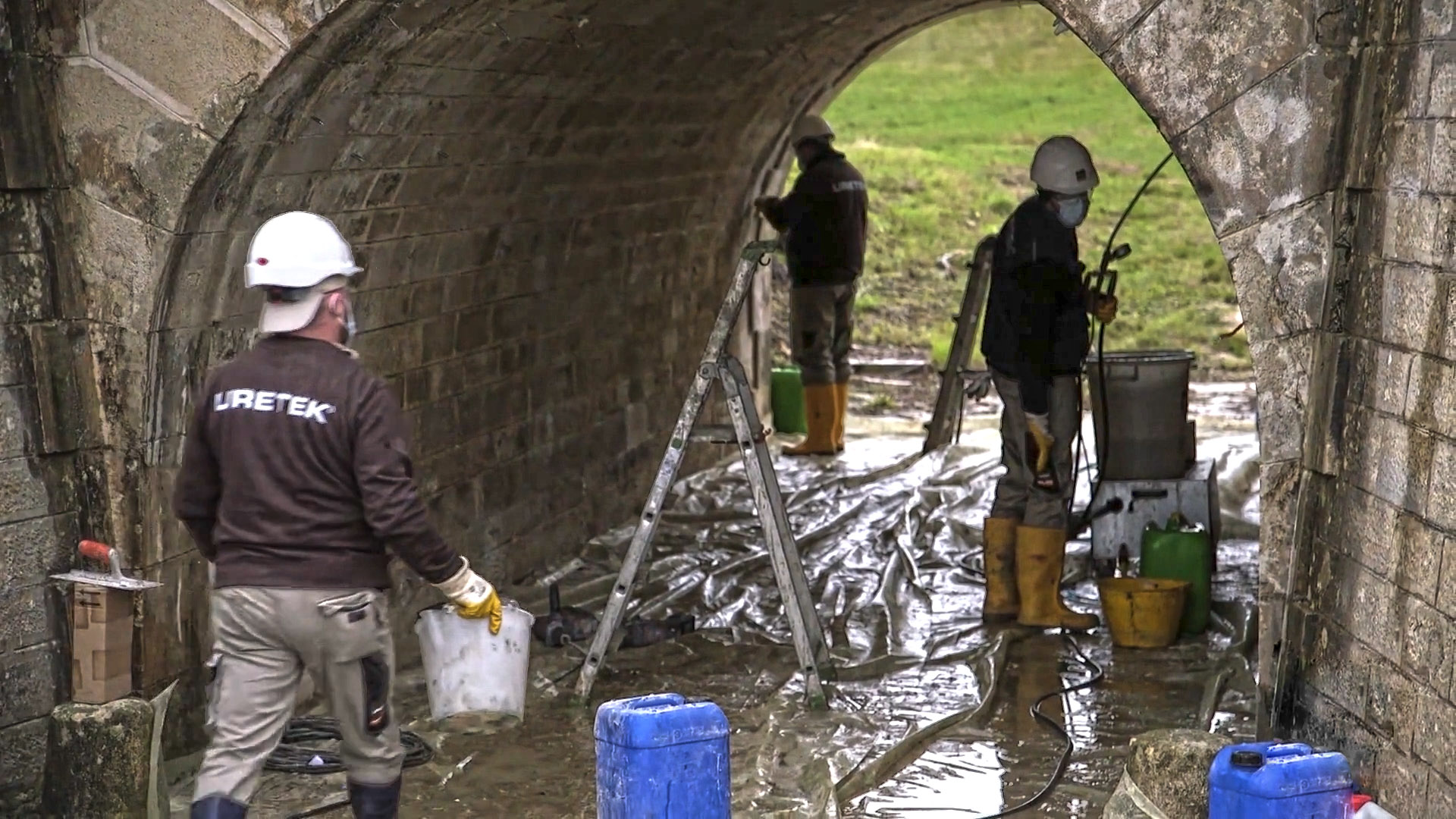infiltrazioni acqua muri controterra sottopasso